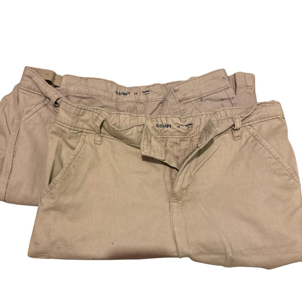 Old Navy Tan Skinny Pants